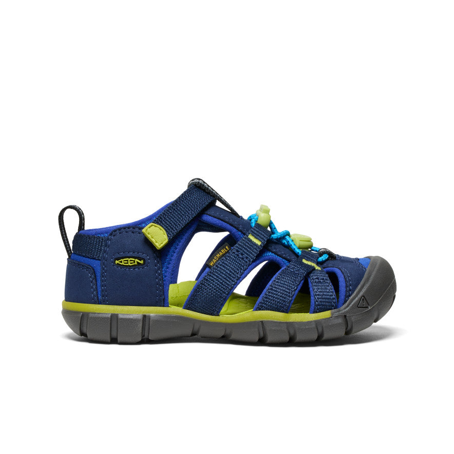 Little Kids' Seacamp II CNX Naval Academy/Chartreuse / Keen / Naval Academy/Chartreuse