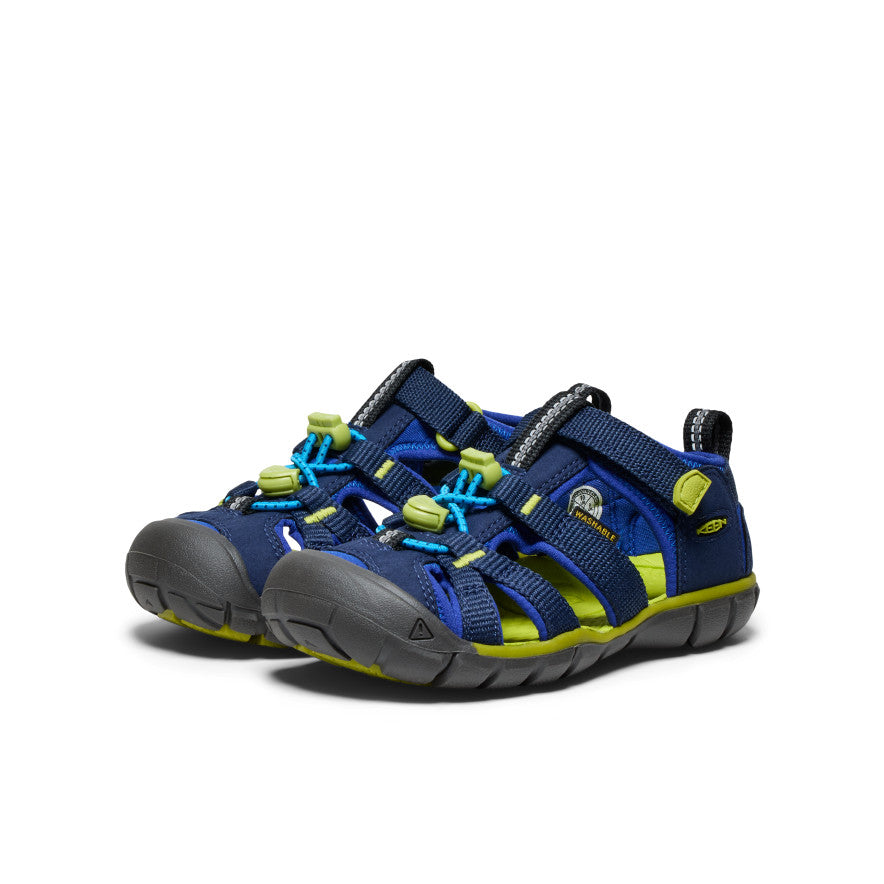 Little Kids' Seacamp II CNX Naval Academy/Chartreuse / Keen / Naval Academy/Chartreuse