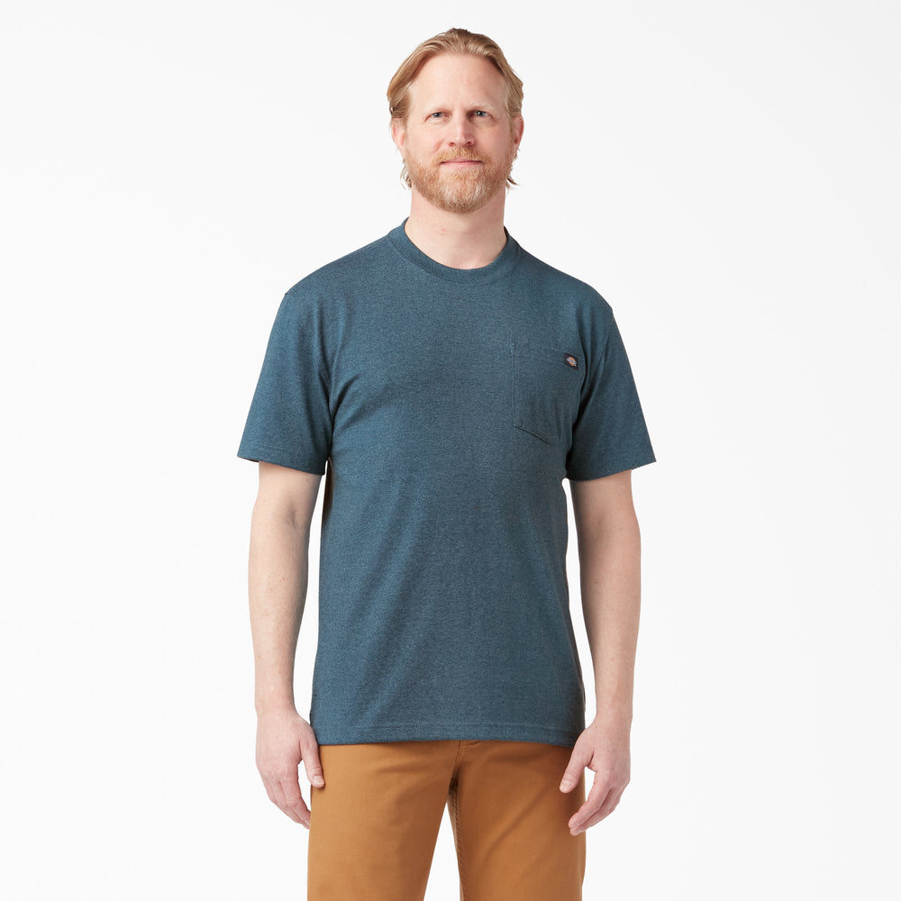Heavyweight Heathered Short Sleeve Pocket T-Shirt - Dickies