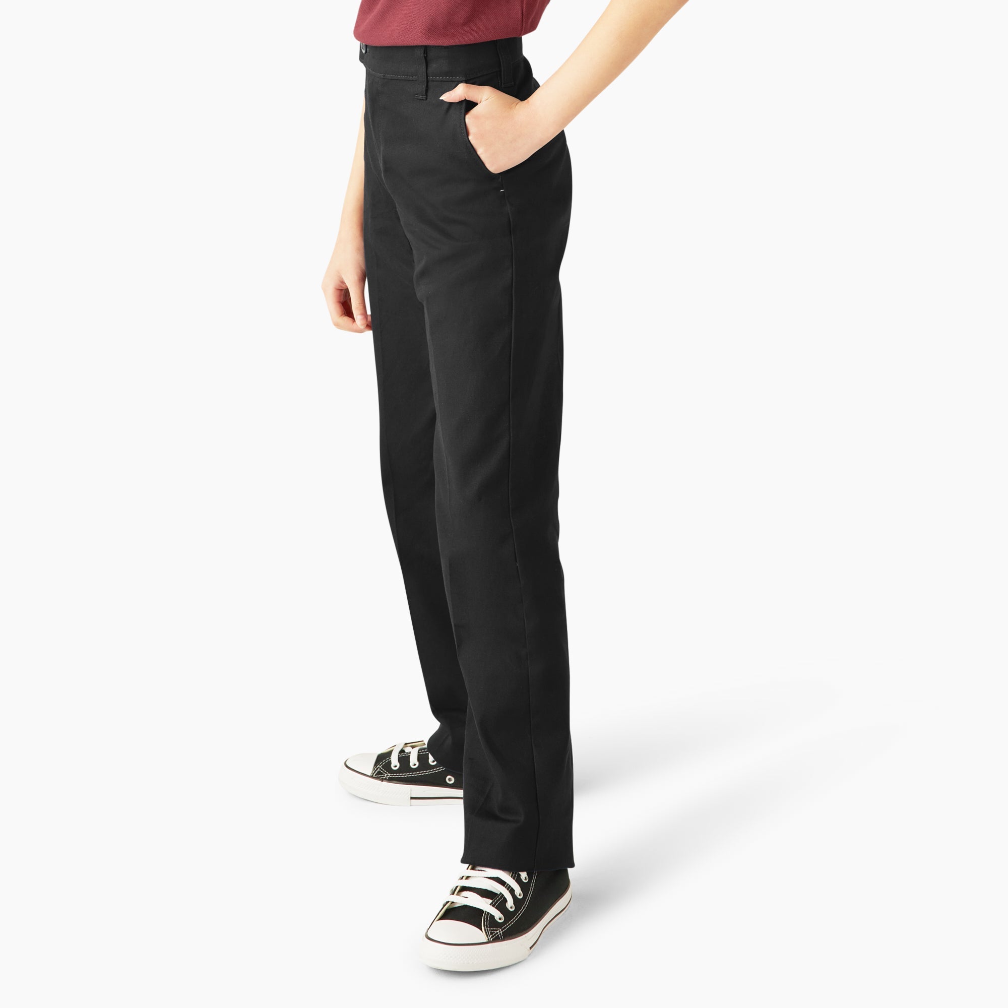 Girls' Slim Fit Pants, 4-20 - Dickies