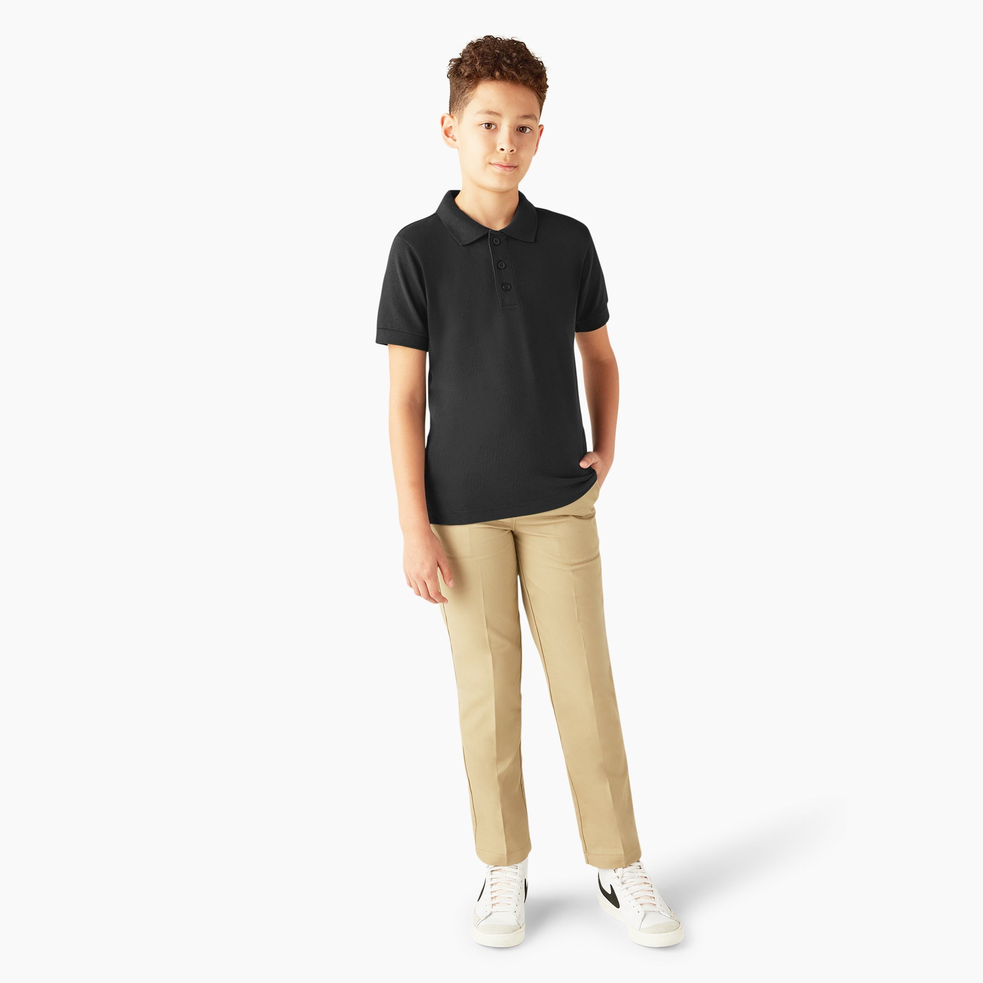 Kids' Piqué Short Sleeve Polo - Dickies
