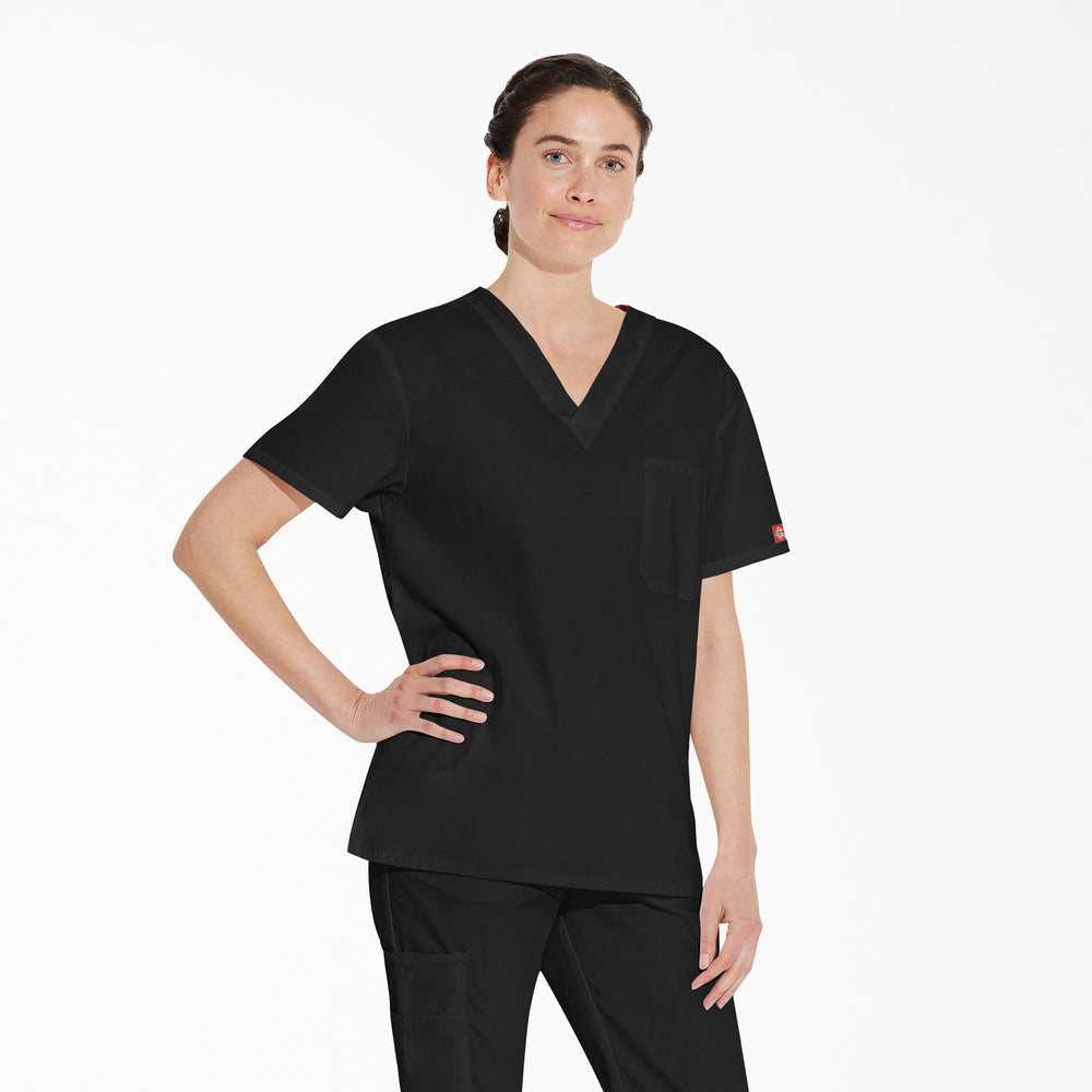 Unisex EDS Signature V-Neck Scrub Top - Dickies