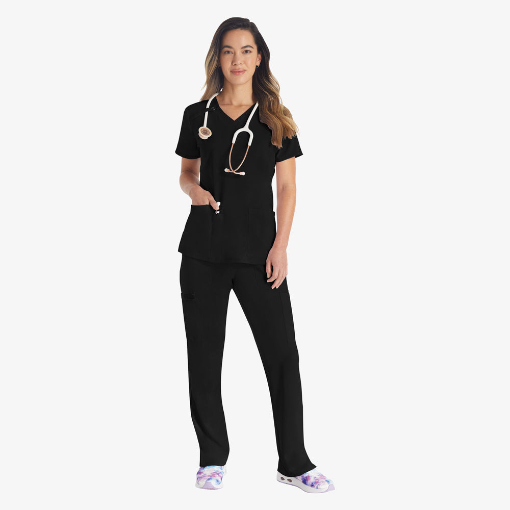 Women's EDS Essentials V-Neck Scrub Top - Dickies