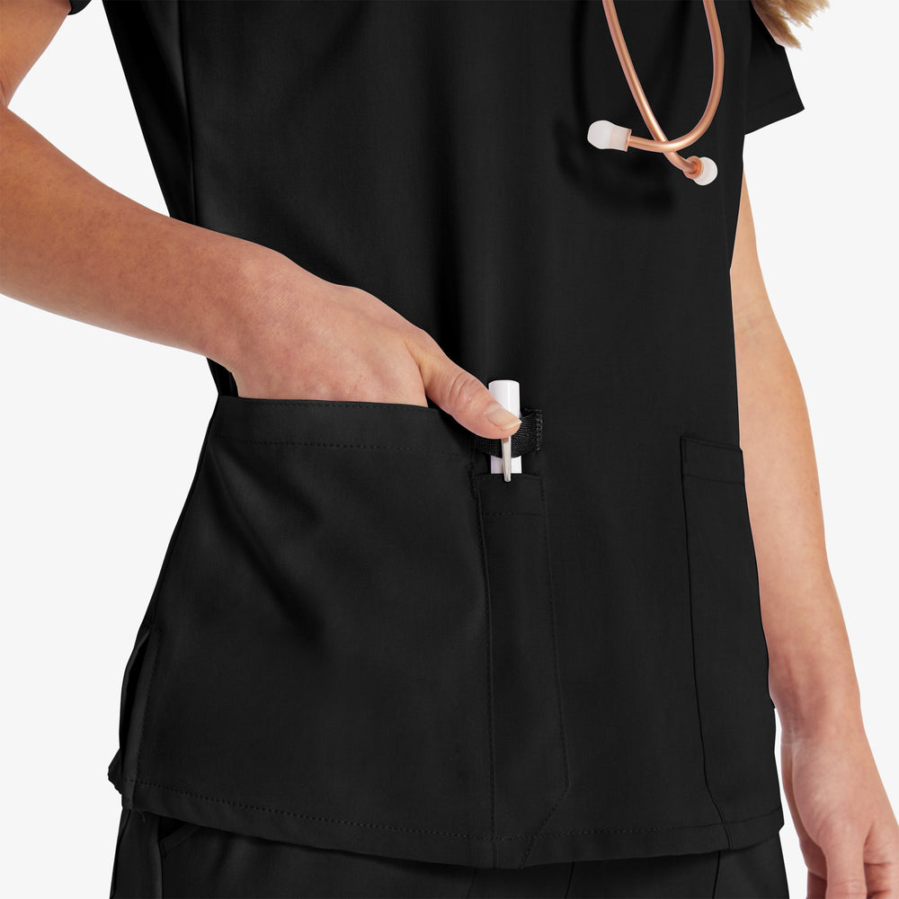 Women's EDS Essentials V-Neck Scrub Top - Dickies