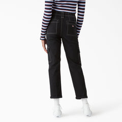 Women's Skinny Fit Cuffed Cargo Pants - Dickies