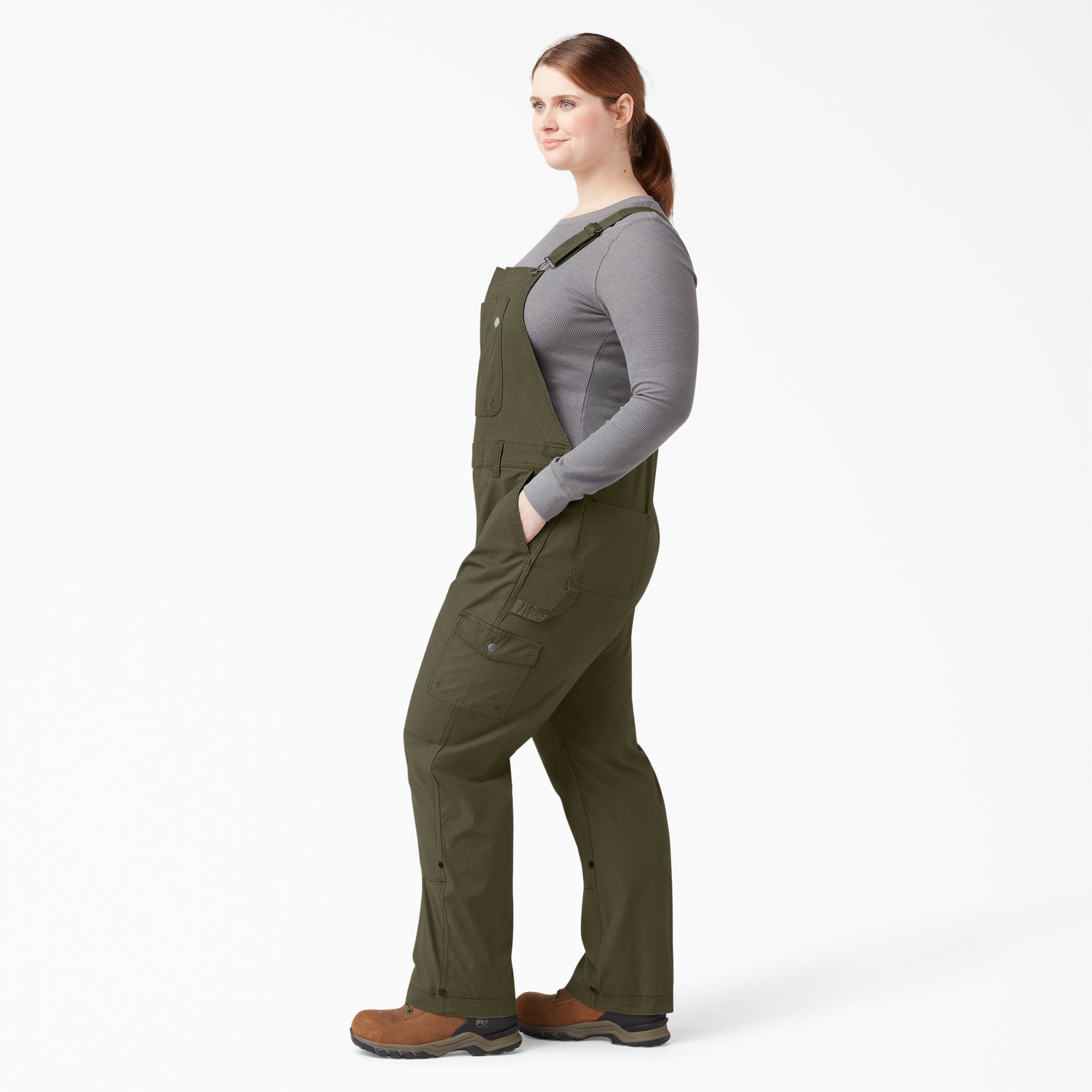 Women's Plus Cooling Ripstop Bib Overalls - Dickies