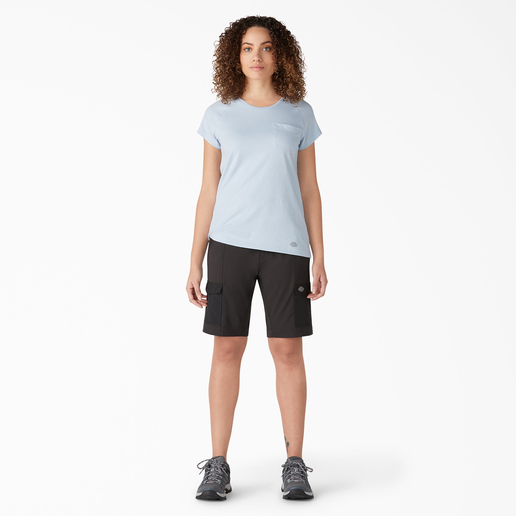 Women's Cooling Slim Fit Cargo Shorts, 10" - Dickies