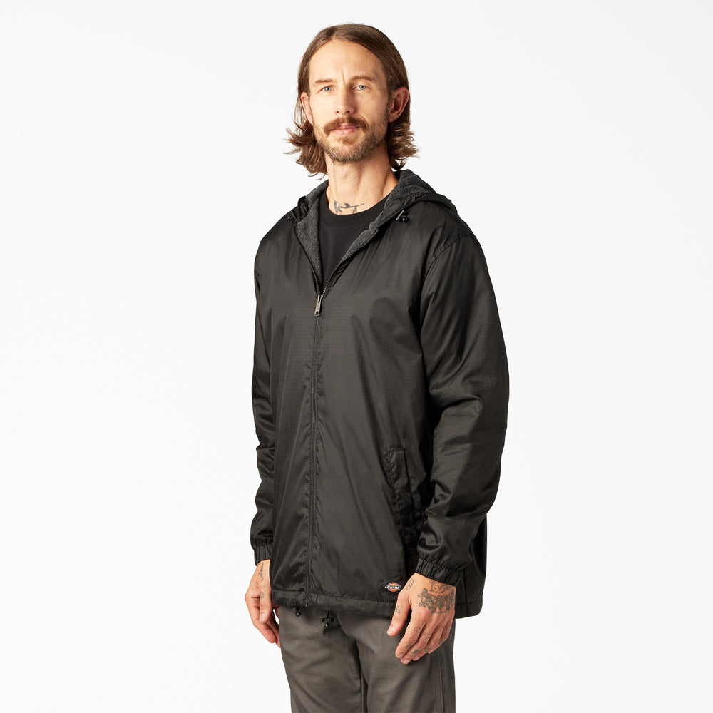 Fleece Lined Nylon Hooded Jacket - Dickies