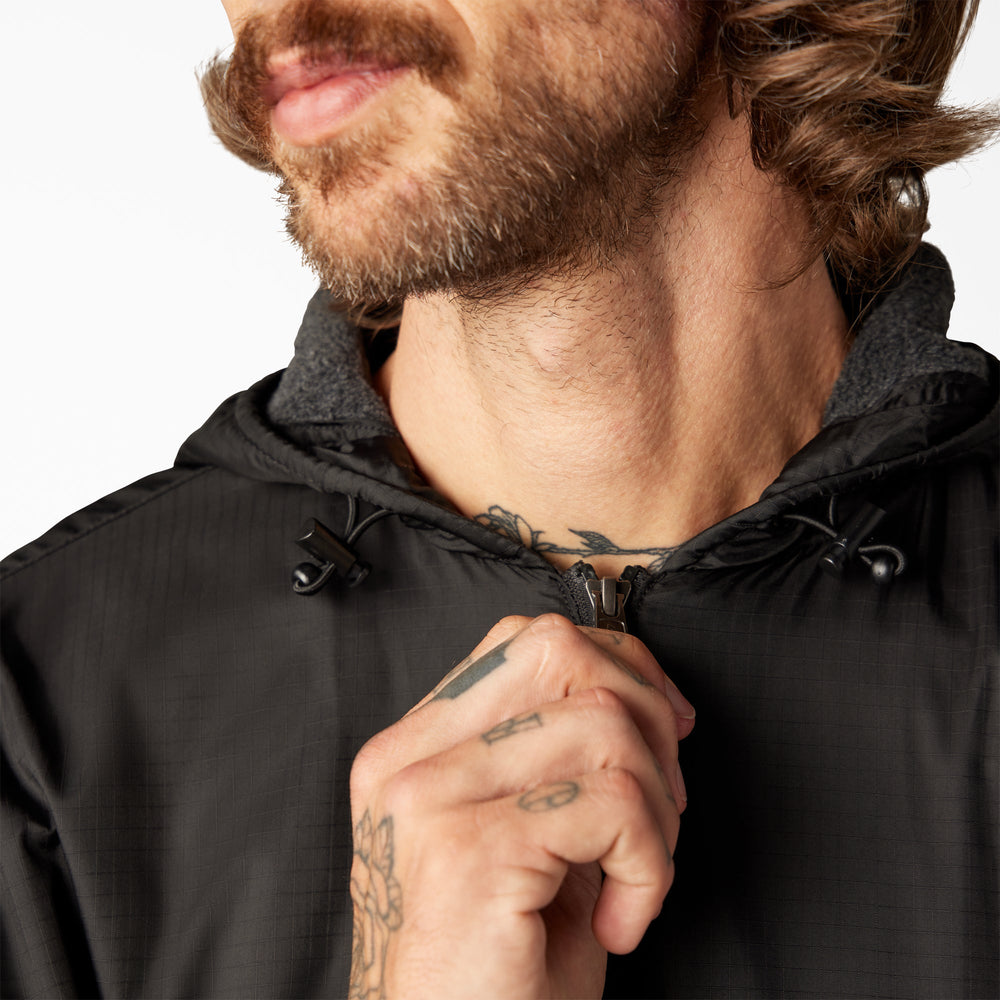 Fleece Lined Nylon Hooded Jacket - Dickies