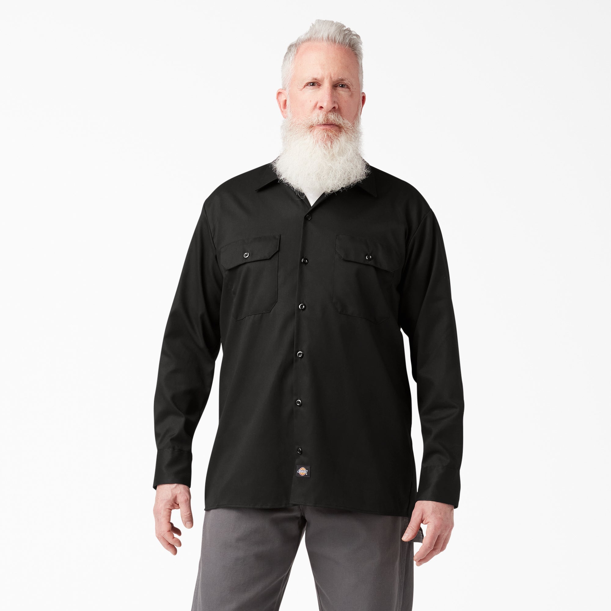 FLEX Relaxed Fit Long Sleeve Work Shirt - Dickies