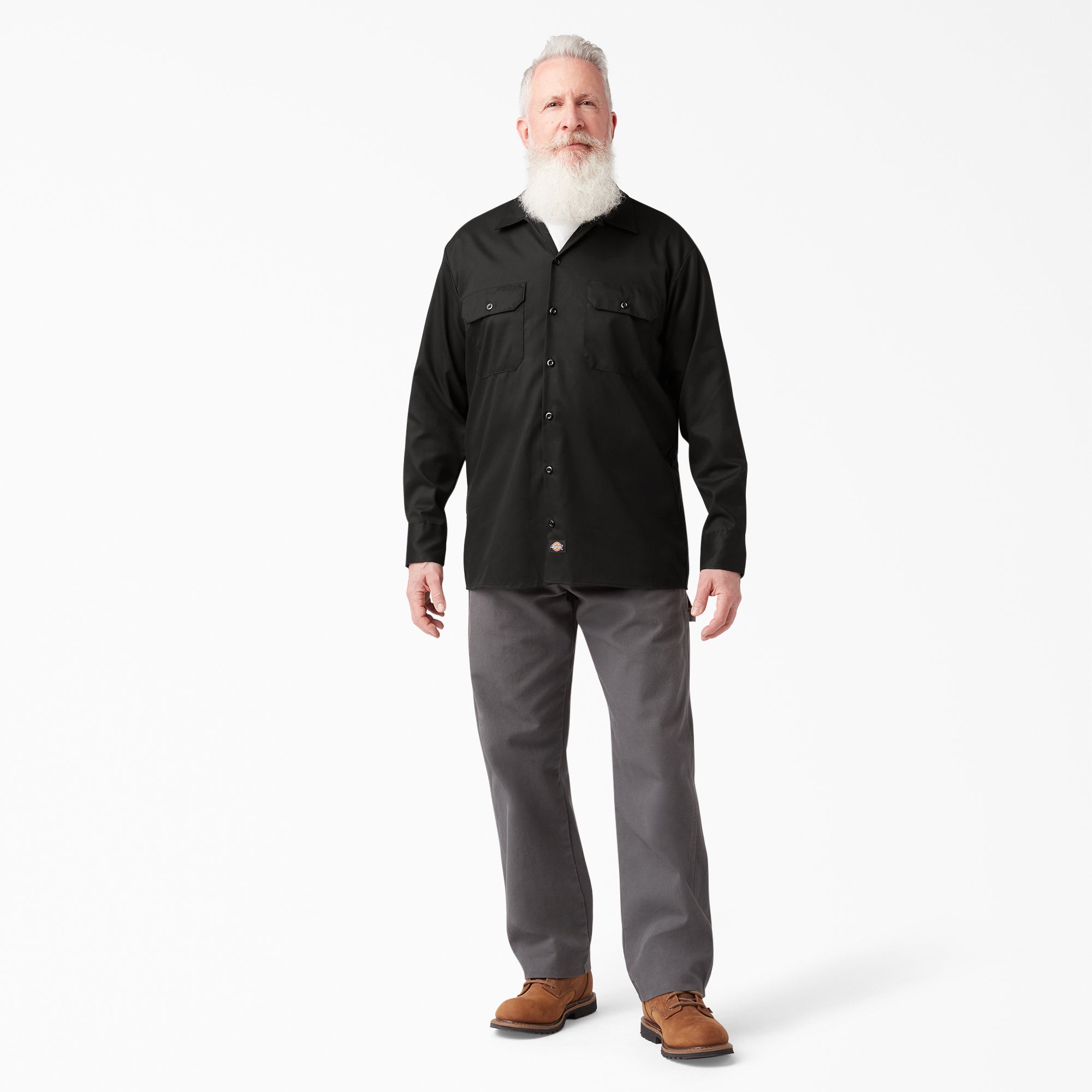FLEX Relaxed Fit Long Sleeve Work Shirt - Dickies