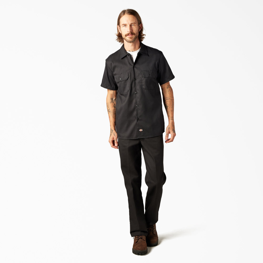 FLEX Slim Fit Short Sleeve Work Shirt - Dickies