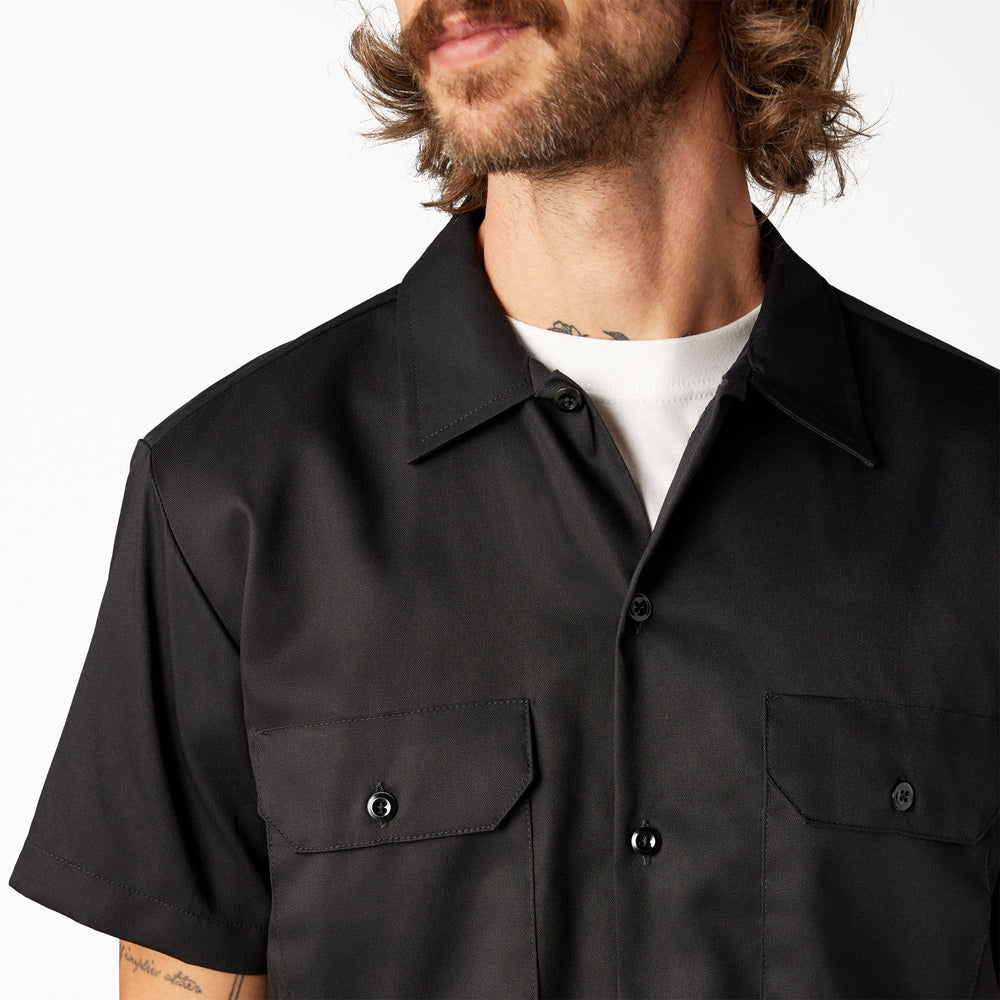 FLEX Slim Fit Short Sleeve Work Shirt - Dickies