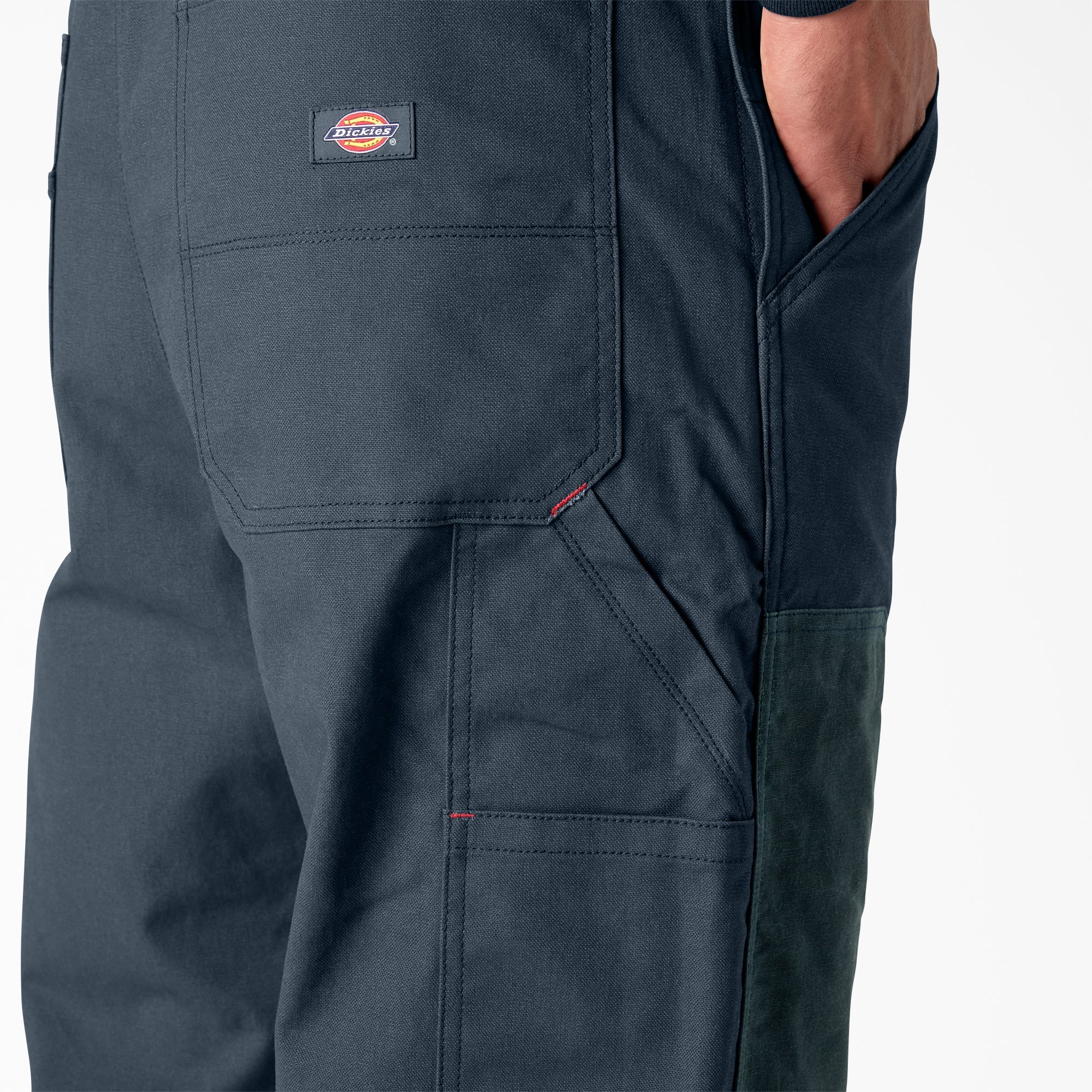 Waxed Canvas Double Front Bib Overalls - Dickies