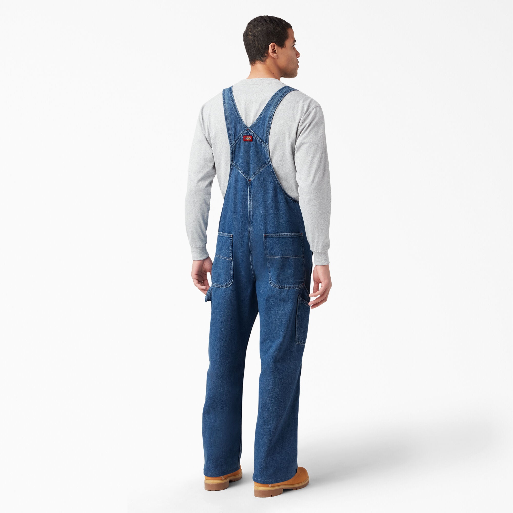 Stonewashed Indigo Bib Overalls - Dickies
