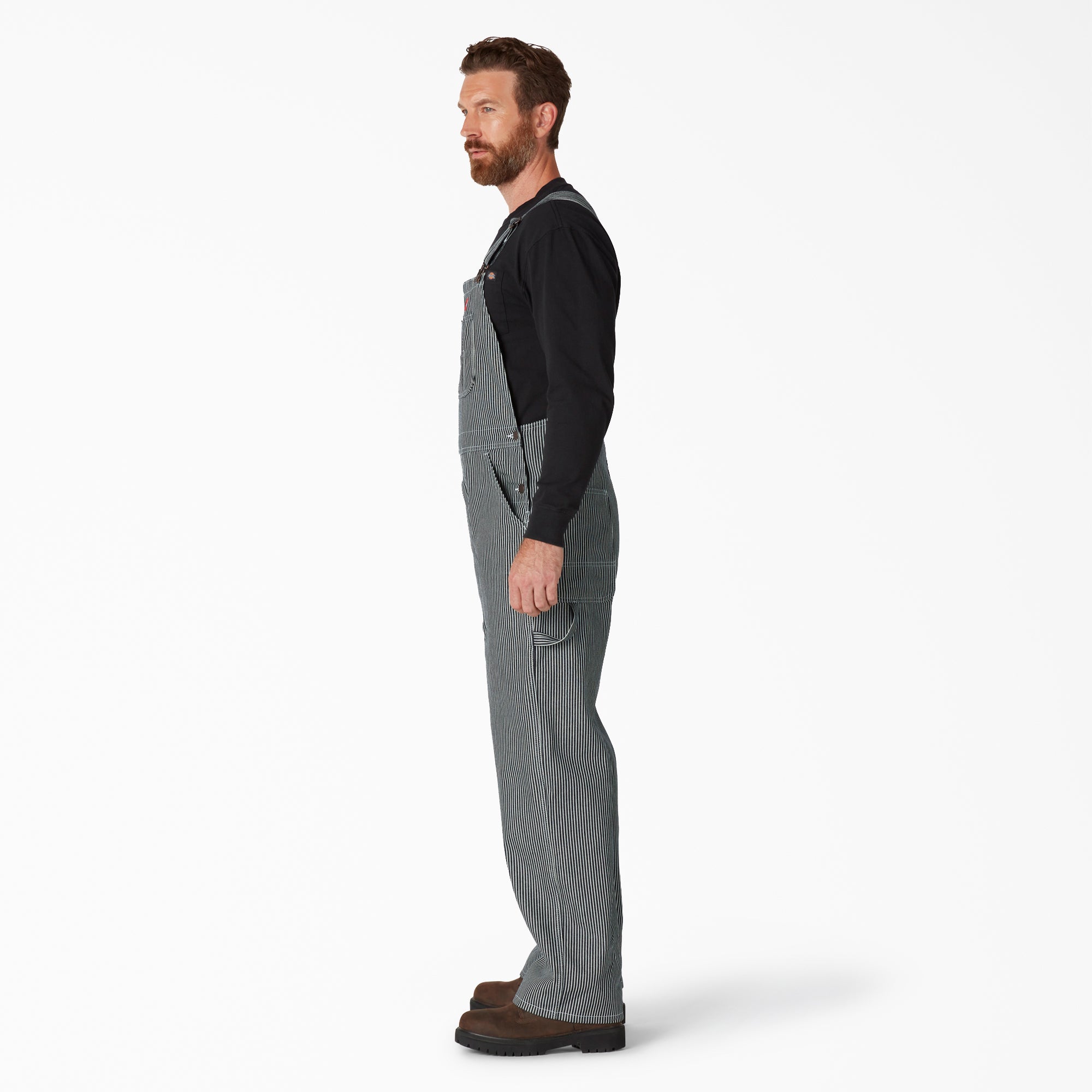 Hickory Stripe Bib Overalls - Dickies
