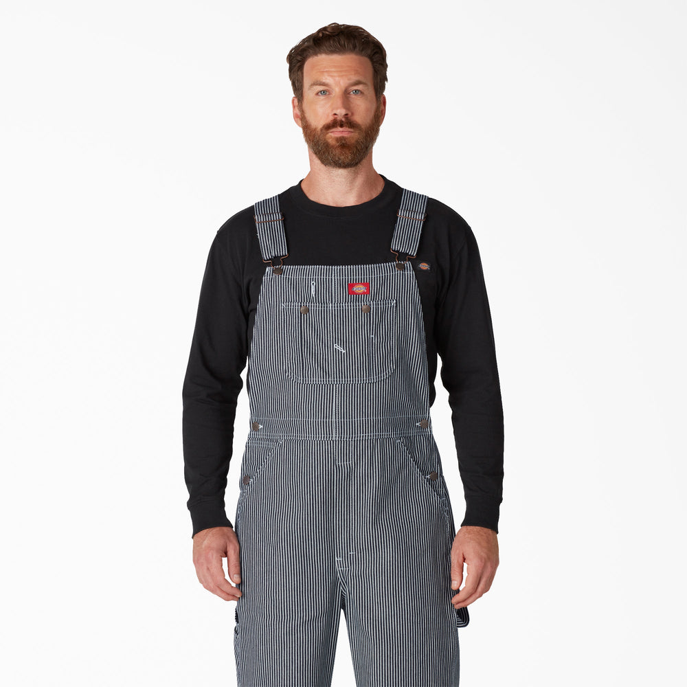 Hickory Stripe Bib Overalls - Dickies