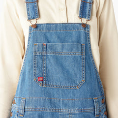 Women's Relaxed Fit Bib Shortalls, 7" - Dickies