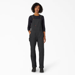 Women's Straight Fit Duck Double Front Bib Overalls - Dickies
