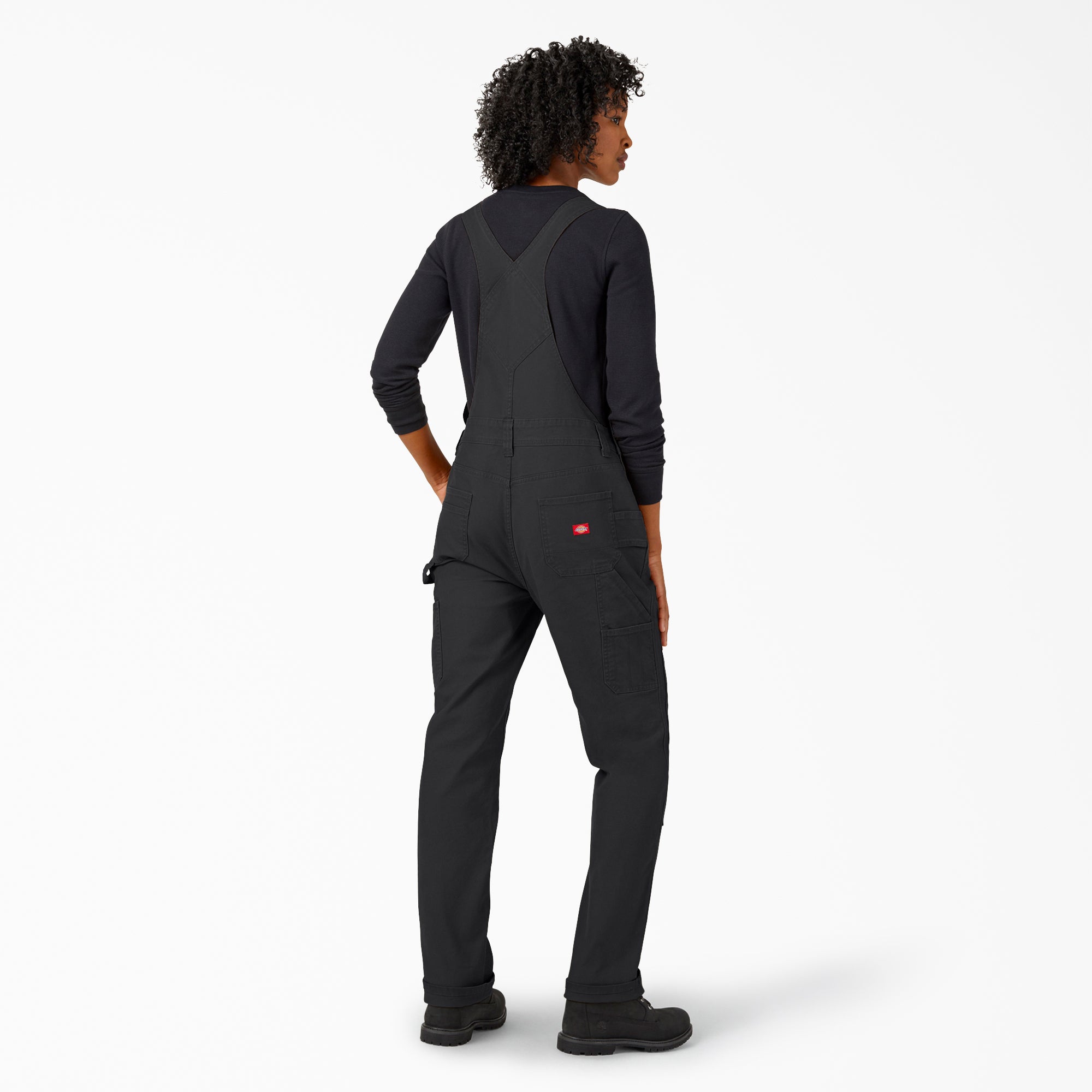 Women's Straight Fit Duck Double Front Bib Overalls - Dickies