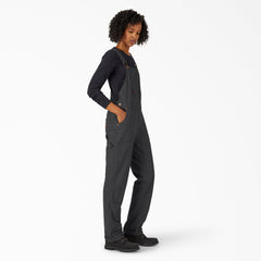 Women's Straight Fit Duck Double Front Bib Overalls - Dickies