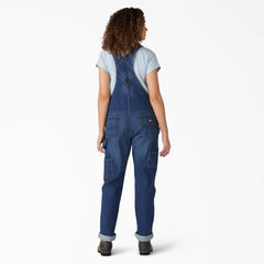 Women's Denim Boyfriend Fit Bib Overalls - Dickies