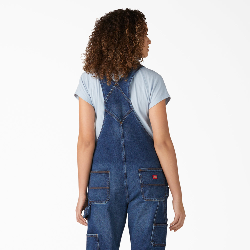 Women's Denim Boyfriend Fit Bib Overalls - Dickies