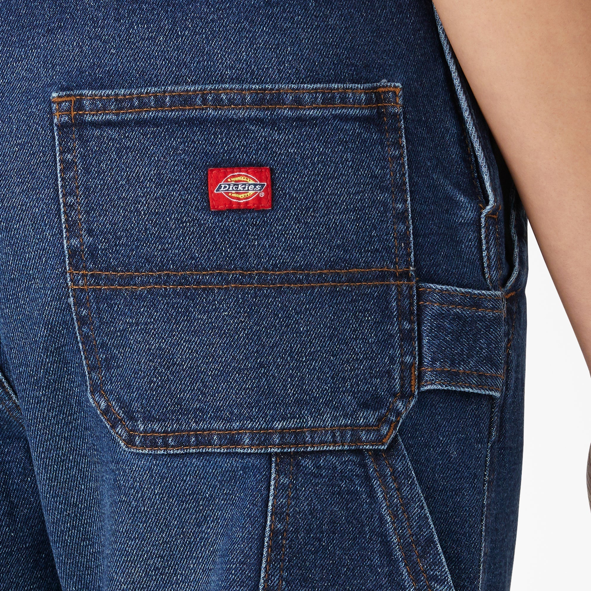 Women's Denim Boyfriend Fit Bib Overalls - Dickies