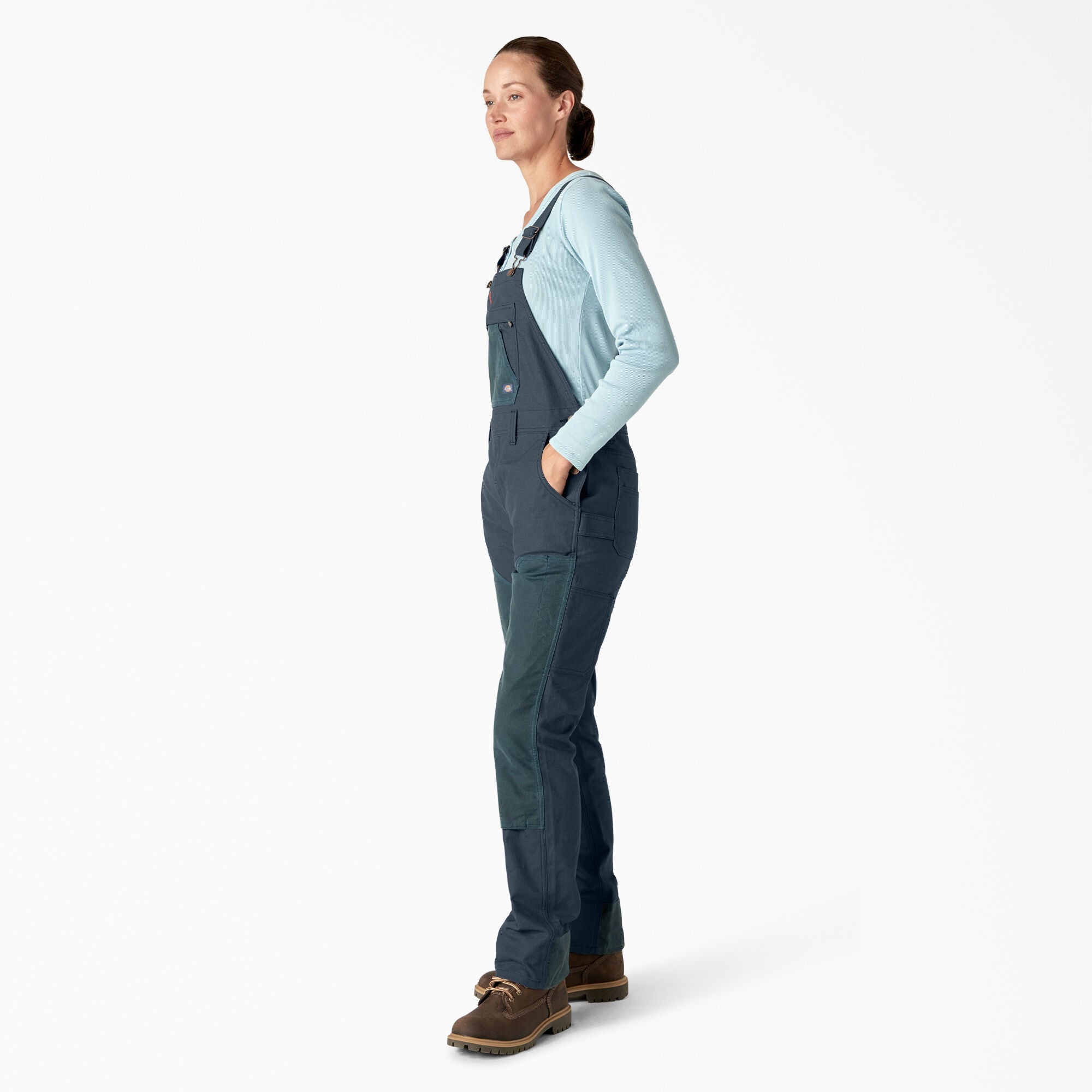 Women's Relaxed Fit Waxed Canvas Bib Overalls - Dickies