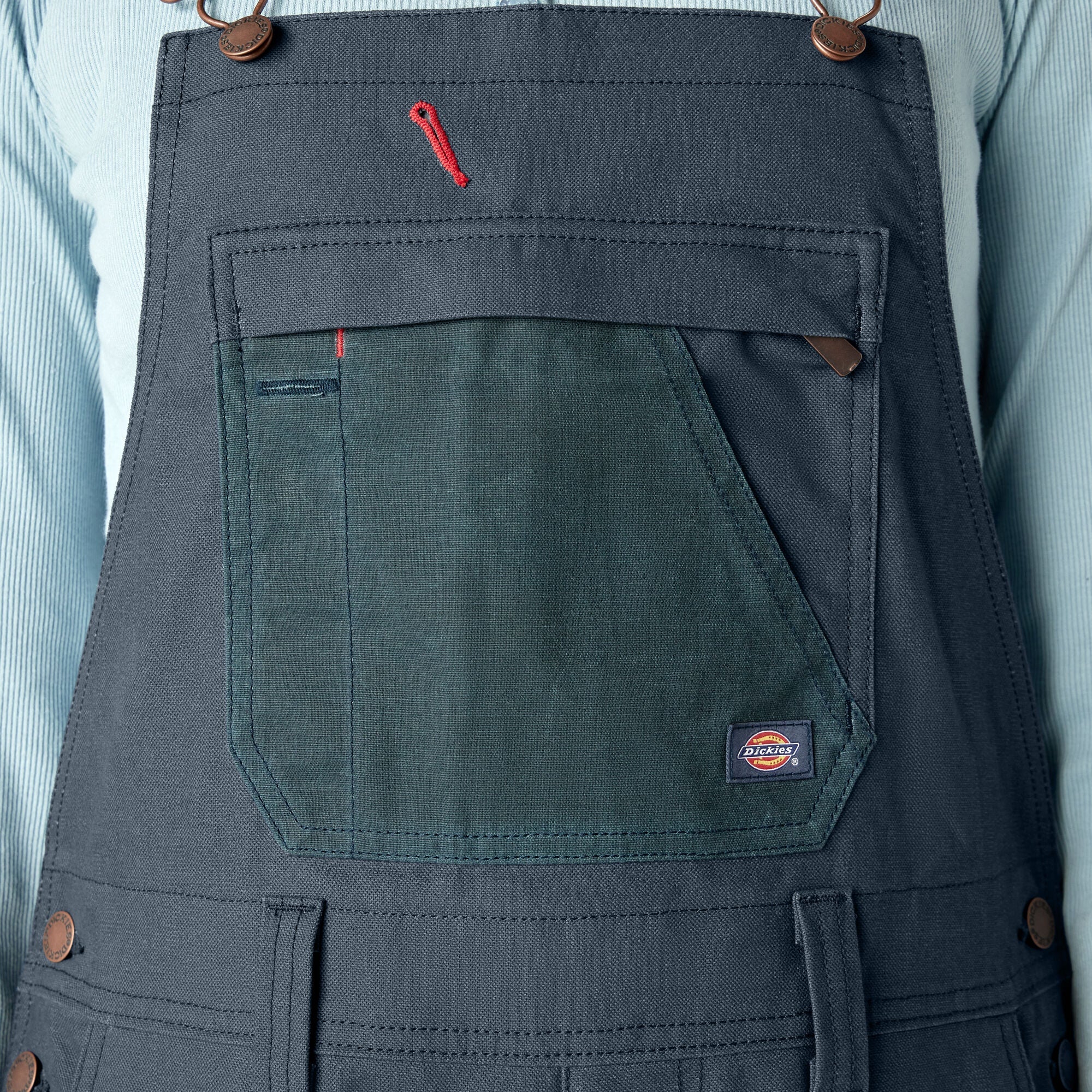 Women's Relaxed Fit Waxed Canvas Bib Overalls - Dickies