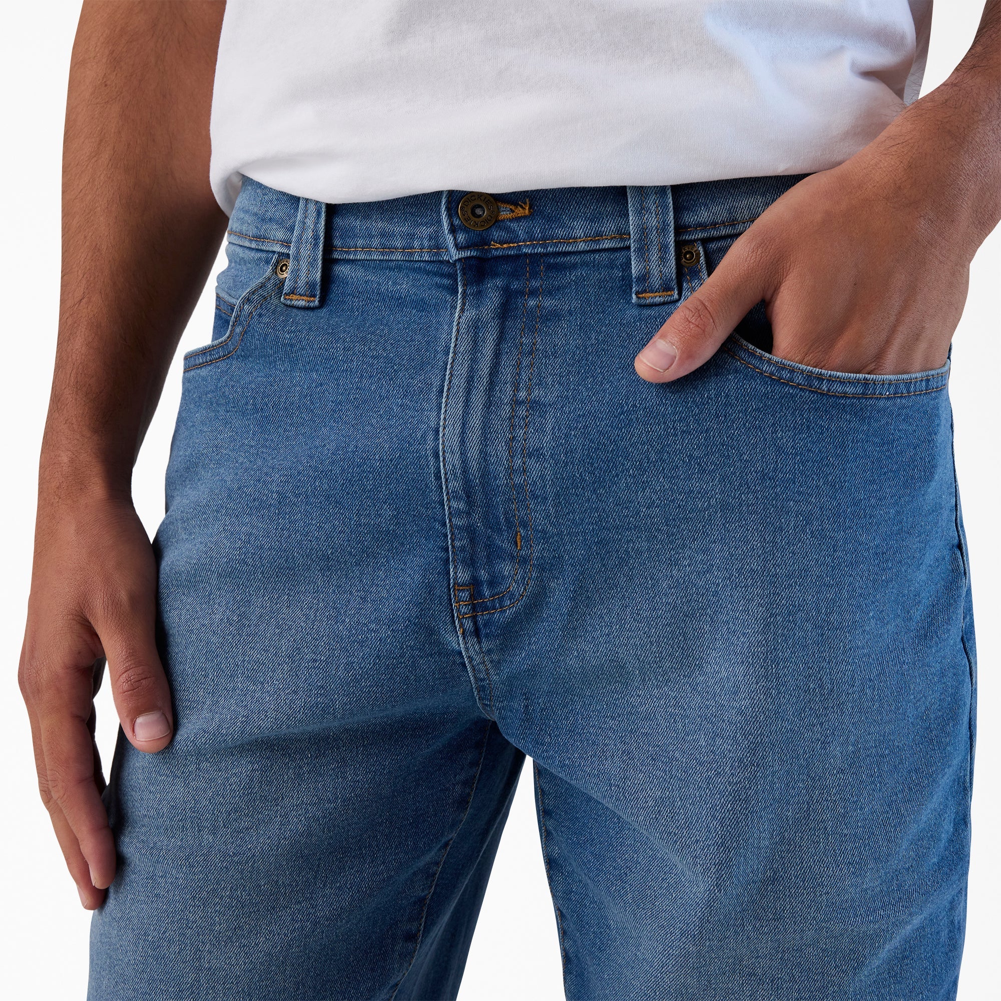 FLEX 5-Pocket Denim Shorts, 11" - Dickies