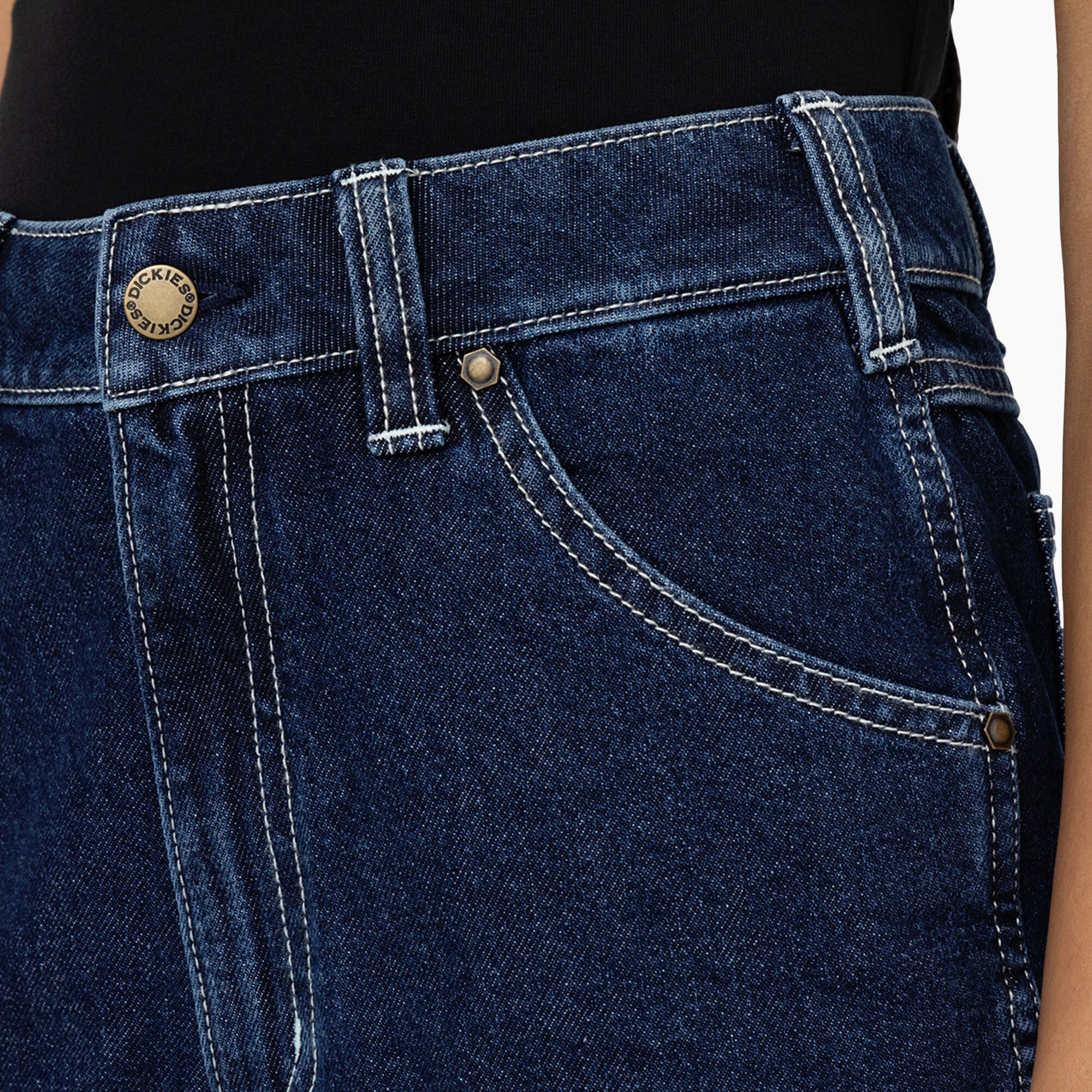 Women's Carpenter Jean Shorts, 5" - Dickies