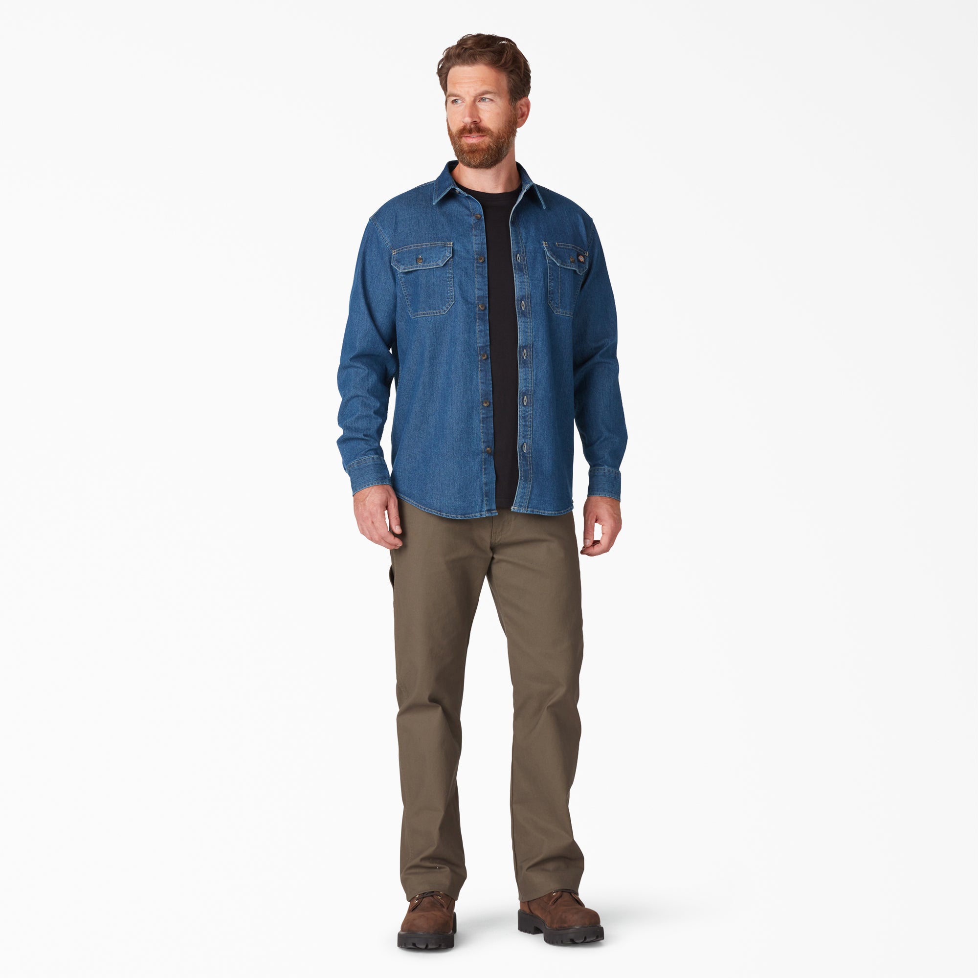 FLEX Denim Long Sleeve Shirt - Dickies