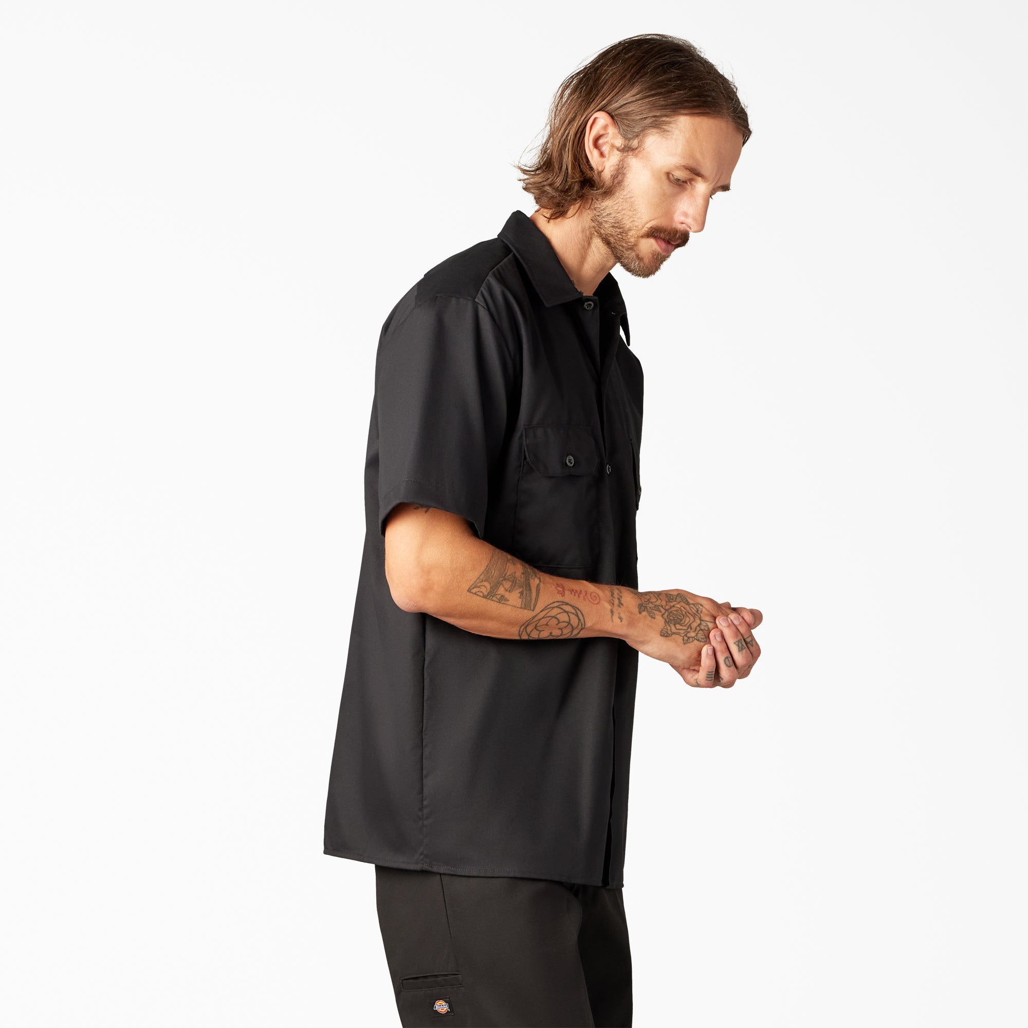 FLEX Relaxed Fit Short Sleeve Work Shirt - Dickies