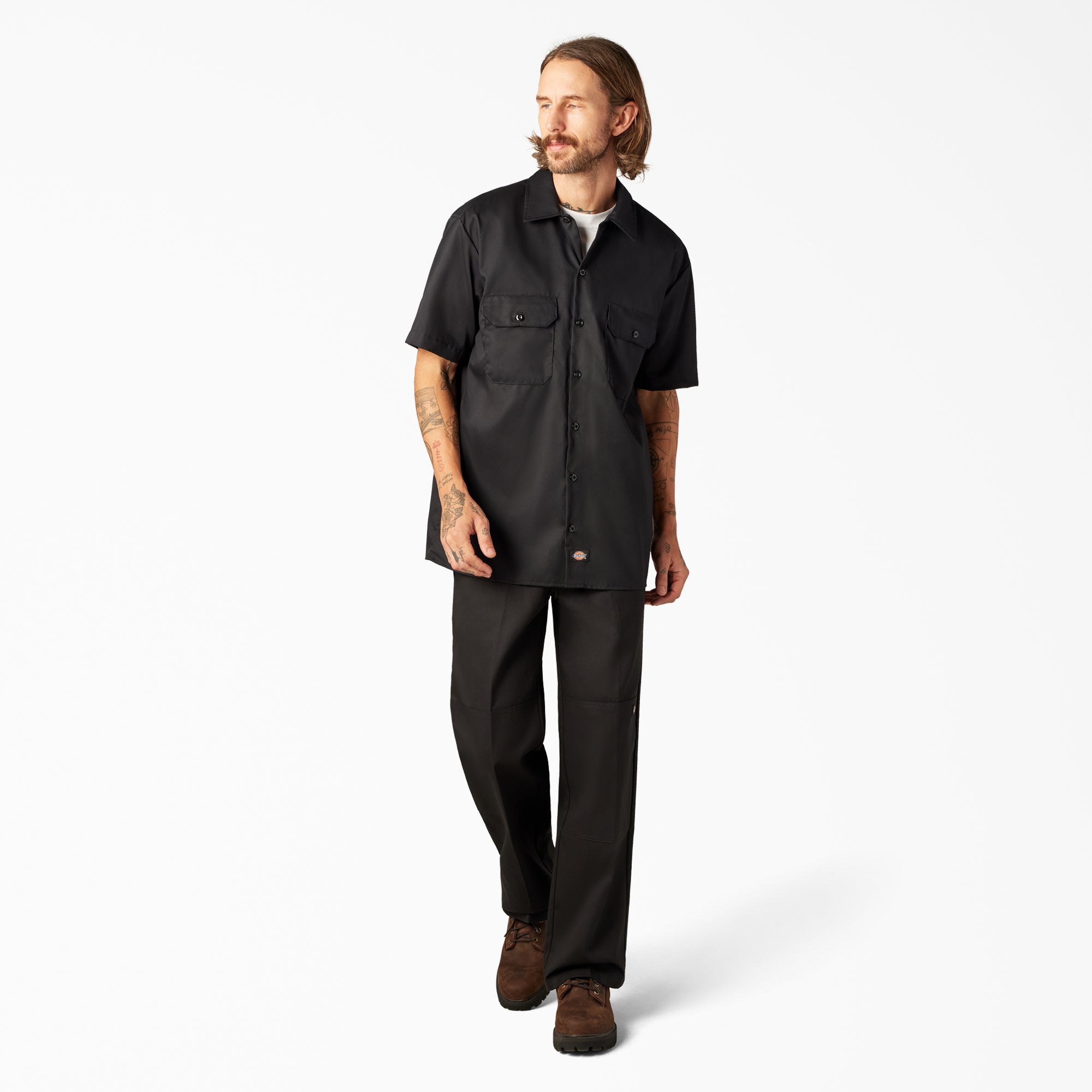 FLEX Relaxed Fit Short Sleeve Work Shirt - Dickies