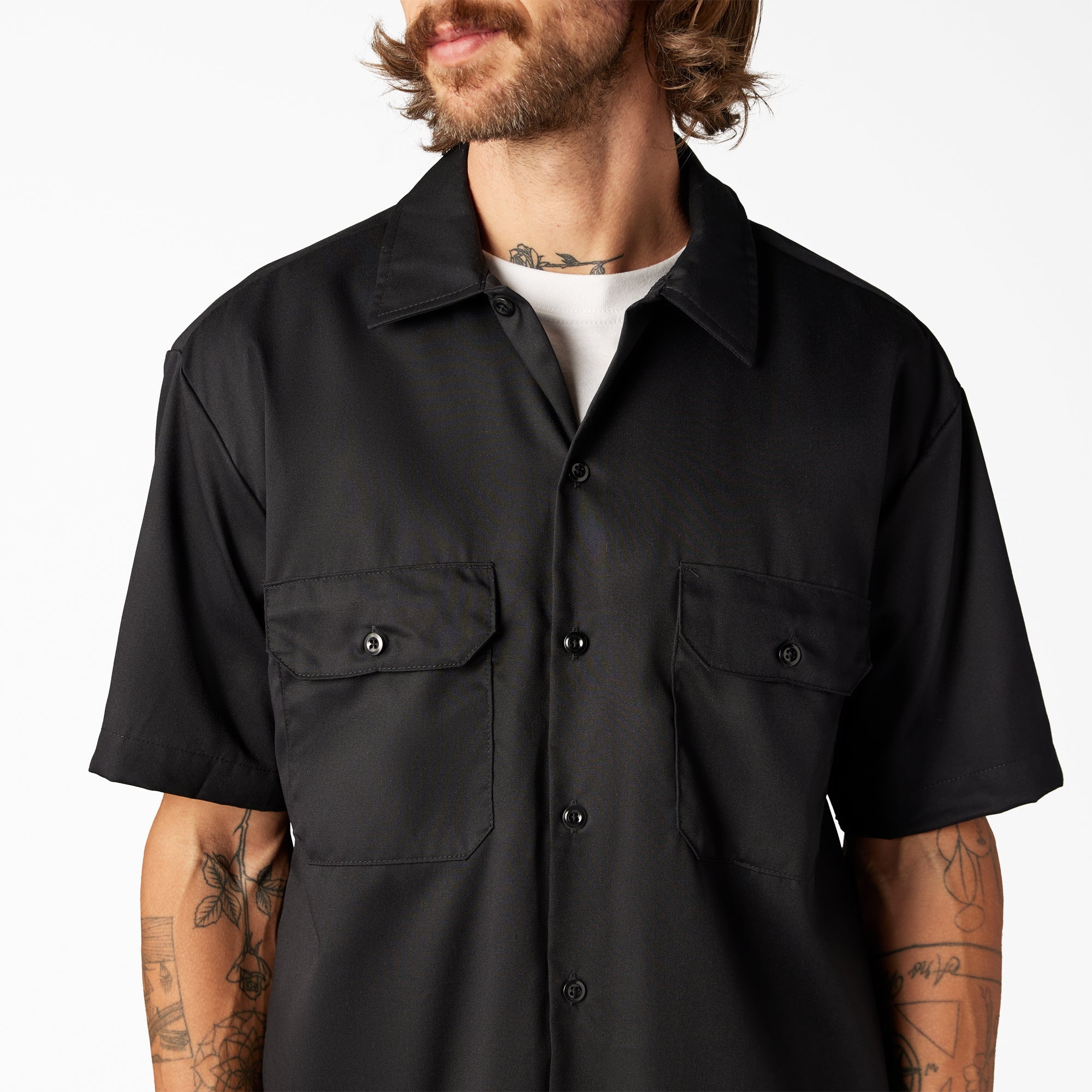 FLEX Relaxed Fit Short Sleeve Work Shirt - Dickies