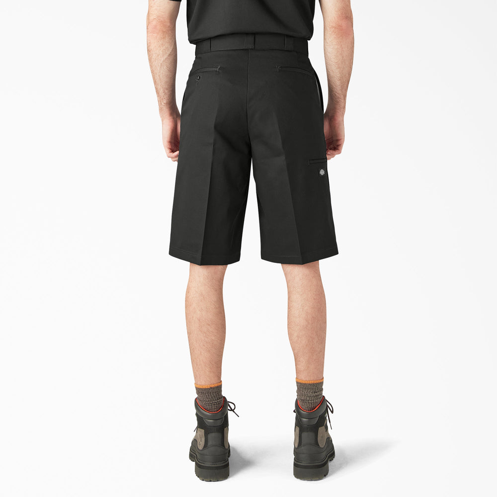 Loose Fit Flat Front Work Shorts, 13" - Dickies