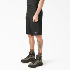Loose Fit Flat Front Work Shorts, 13" - Dickies