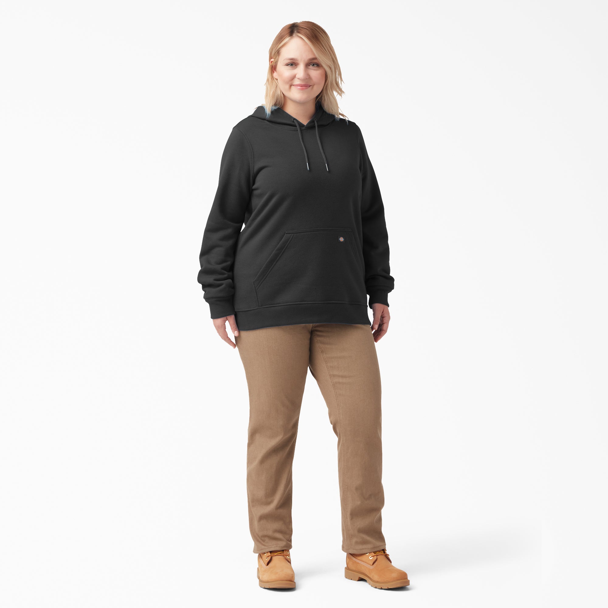 Women's Plus Water Repellent Sleeve Logo Hoodie - Dickies
