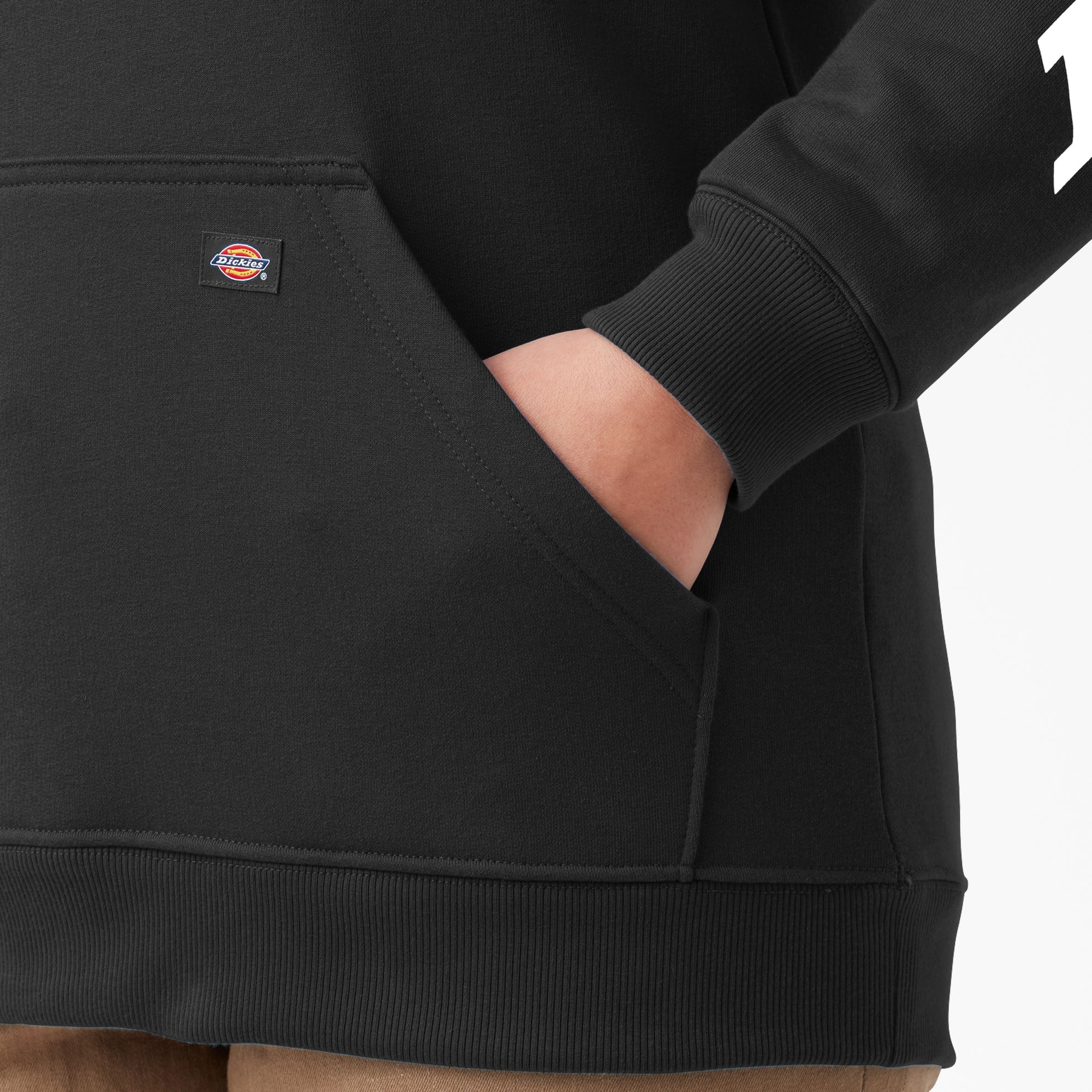 Women's Plus Water Repellent Sleeve Logo Hoodie - Dickies