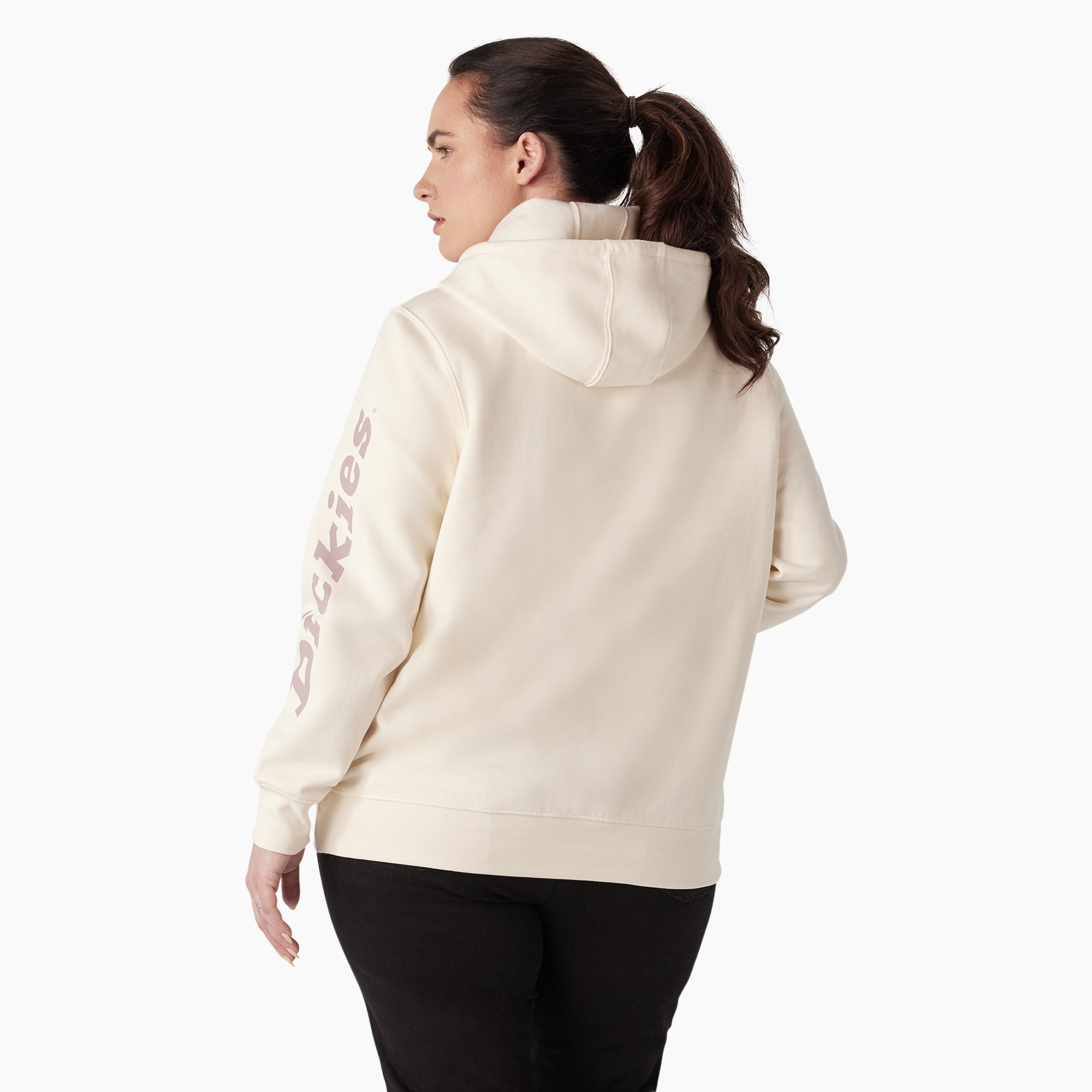 Women's Plus Water Repellent Sleeve Logo Hoodie - Dickies