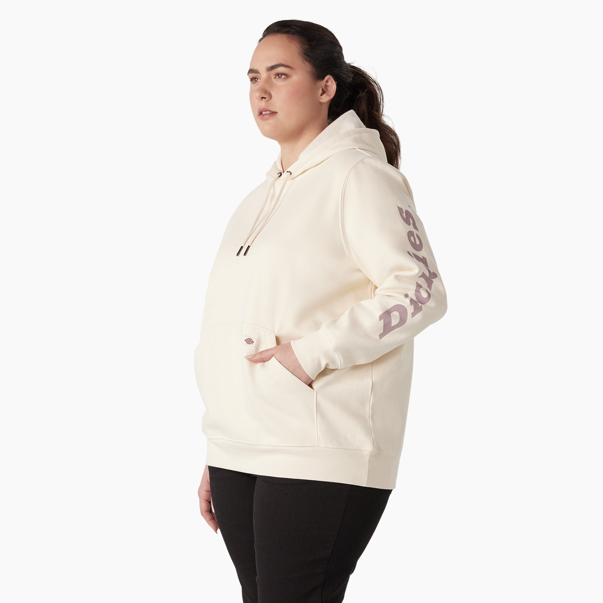 Women's Plus Water Repellent Sleeve Logo Hoodie - Dickies