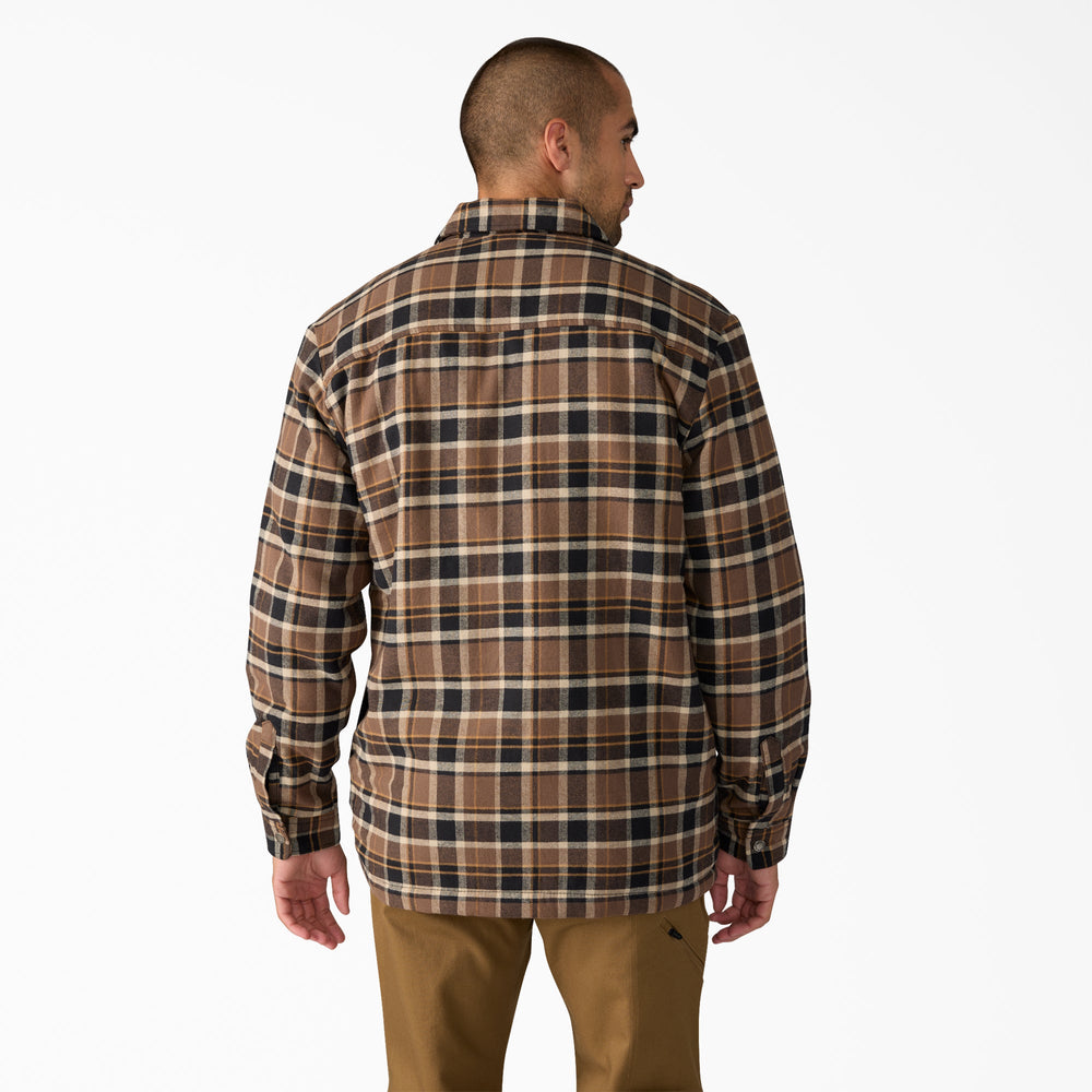 Water Repellent Fleece-Lined Flannel Shirt Jacket - Dickies