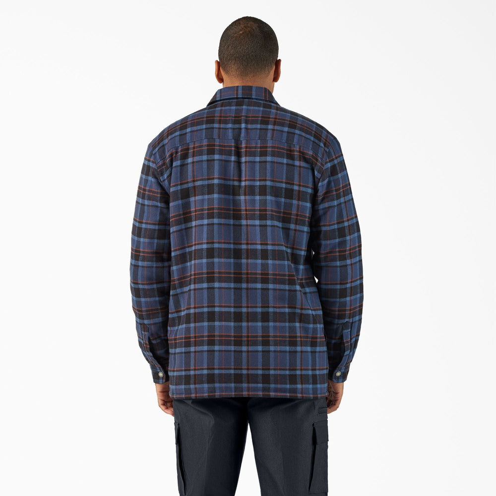Water Repellent Fleece-Lined Flannel Shirt Jacket - Dickies