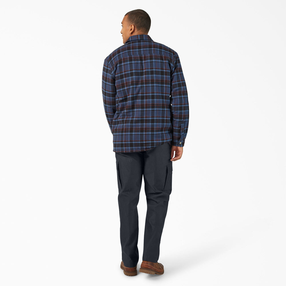 Water Repellent Fleece-Lined Flannel Shirt Jacket - Dickies