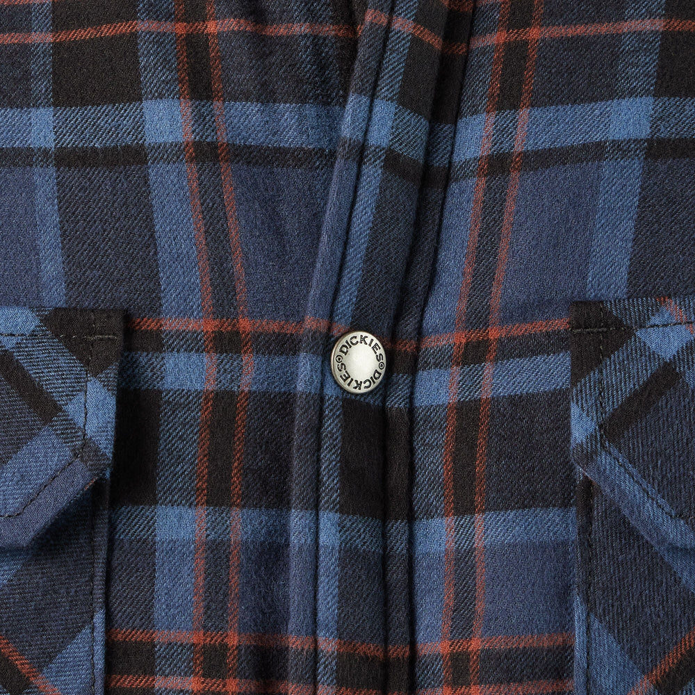 Water Repellent Fleece-Lined Flannel Shirt Jacket - Dickies