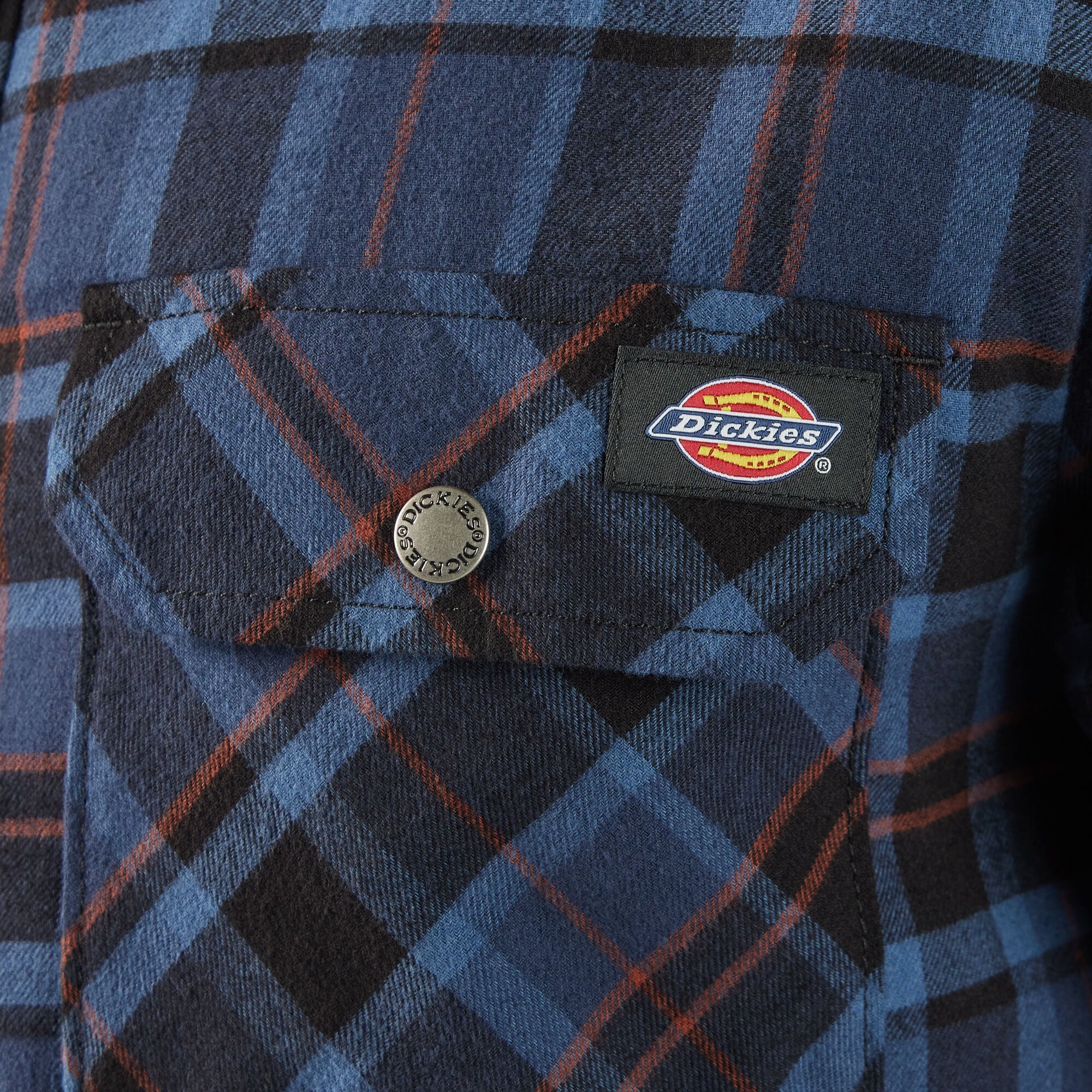 Water Repellent Fleece-Lined Flannel Shirt Jacket - Dickies