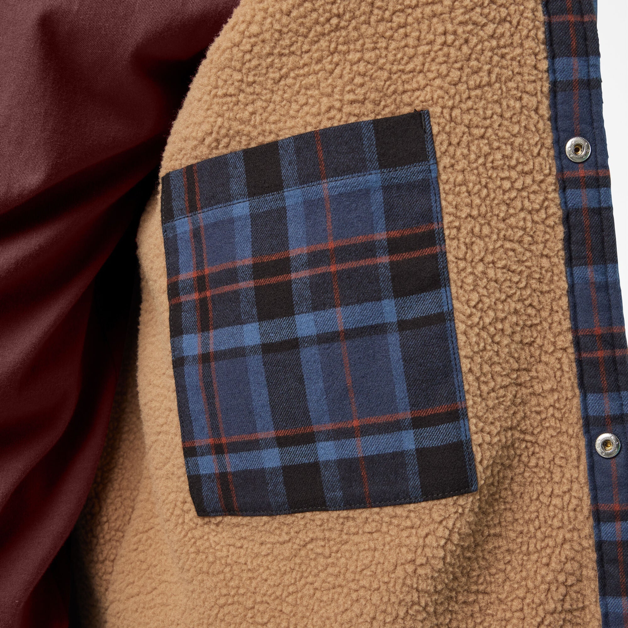 Water Repellent Fleece-Lined Flannel Shirt Jacket - Dickies