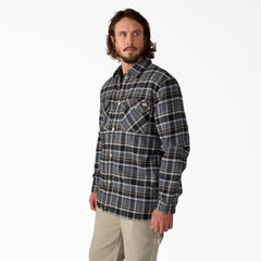Water Repellent Fleece-Lined Flannel Shirt Jacket - Dickies