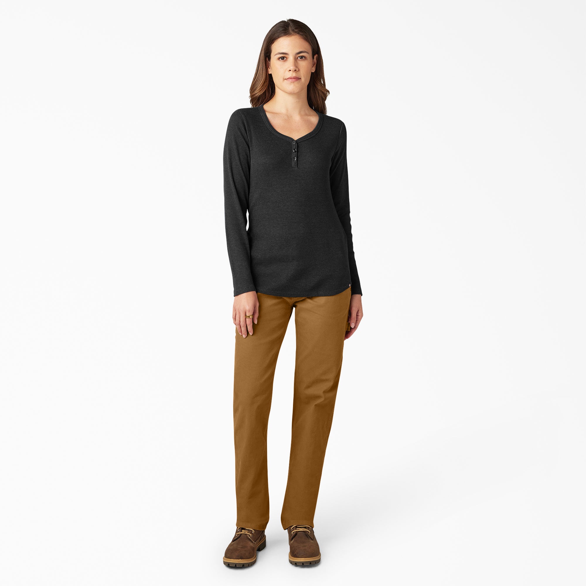 Women's Henley Long Sleeve Shirt - Dickies
